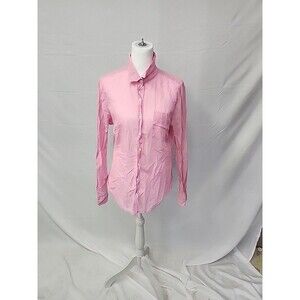 SO Perfect Shirt Women's SZ XL ong Sleeve Button Down Shirt pink